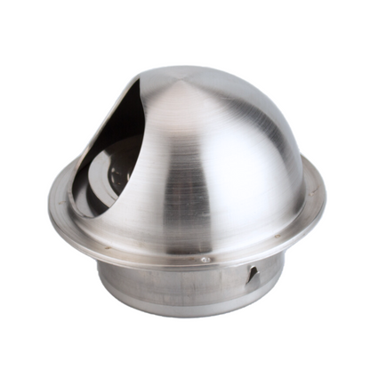 Sterling Fans SWV 100 4" Stainless Steel Wall Cap